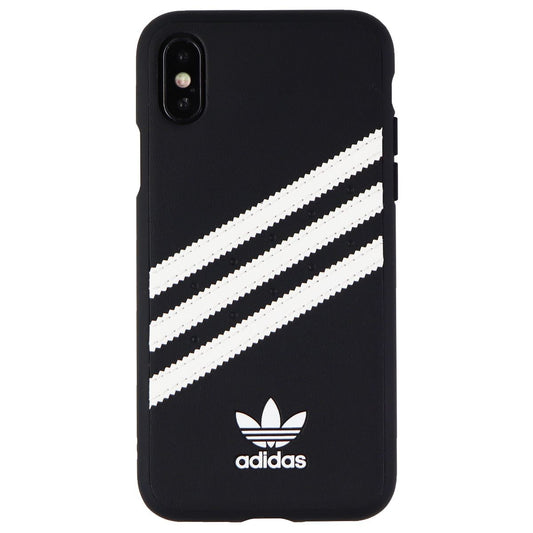 Adidas 3-Stripes Samba Snap Case for Apple iPhone XS / X - Black / White Stripes Cell Phone - Cases, Covers & Skins Adidas    - Simple Cell Bulk Wholesale Pricing - USA Seller