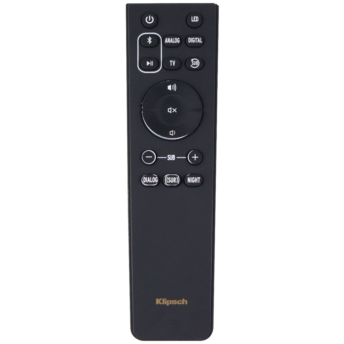 Klipsch OEM Soundbar Remote Control for Bar 48 - Black TV, Video & Audio Accessories - Remote Controls Klipsch    - Simple Cell Bulk Wholesale Pricing - USA Seller