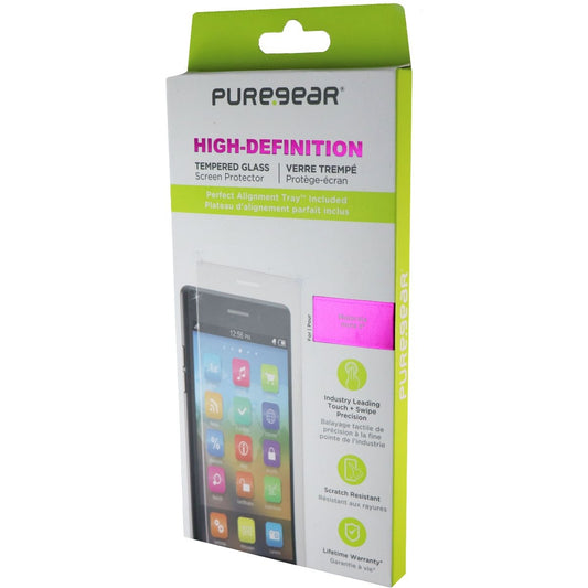PureGear HD Tempered Glass with Alignment Tray for Motorola Moto Z4 - Clear Cell Phone - Screen Protectors PureGear    - Simple Cell Bulk Wholesale Pricing - USA Seller