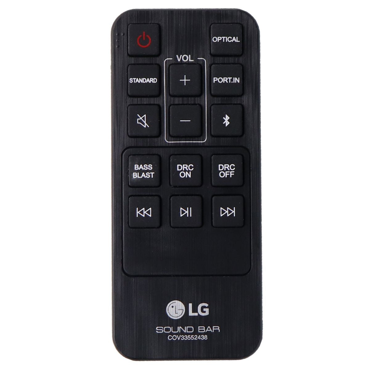 LG Remote Control (COV33552438) for Select LG Sound Bars - Black TV, Video & Audio Accessories - Remote Controls LG - Simple Cell Bulk Wholesale Pricing - USA Seller