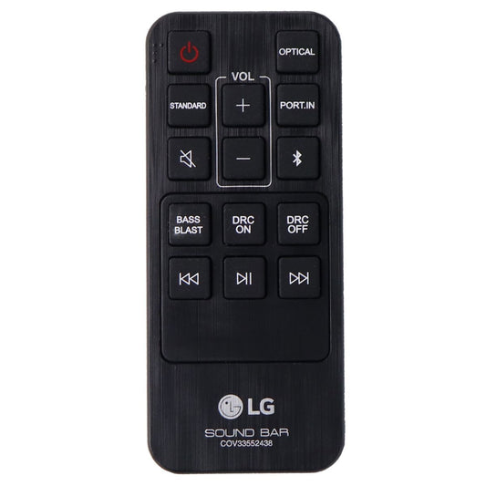 LG Remote Control (COV33552438) for Select LG Sound Bars - Black TV, Video & Audio Accessories - Remote Controls LG - Simple Cell Bulk Wholesale Pricing - USA Seller