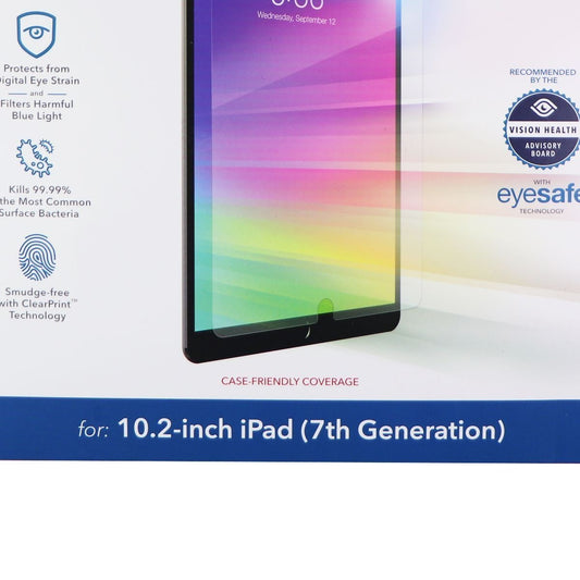 ZAGG (Glass Elite VisionGuard+) Screen Protector for Apple iPad (10.2) 7th Gen iPad/Tablet Accessories - Screen Protectors Zagg    - Simple Cell Bulk Wholesale Pricing - USA Seller