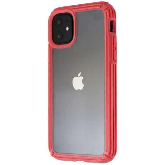 Speck Presidio V-Grip Series Case for Apple iPhone 11 - Clear/Parrot Pink Cell Phone - Cases, Covers & Skins Speck    - Simple Cell Bulk Wholesale Pricing - USA Seller