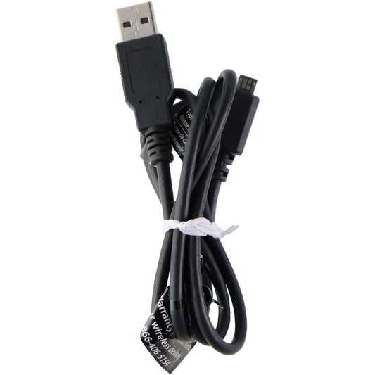Novatel 3.3-Ft (1m) Micro USB to USB Charge and Sync OEM Cable - Black Cell Phone - Cables & Adapters Novatel Wireless    - Simple Cell Bulk Wholesale Pricing - USA Seller