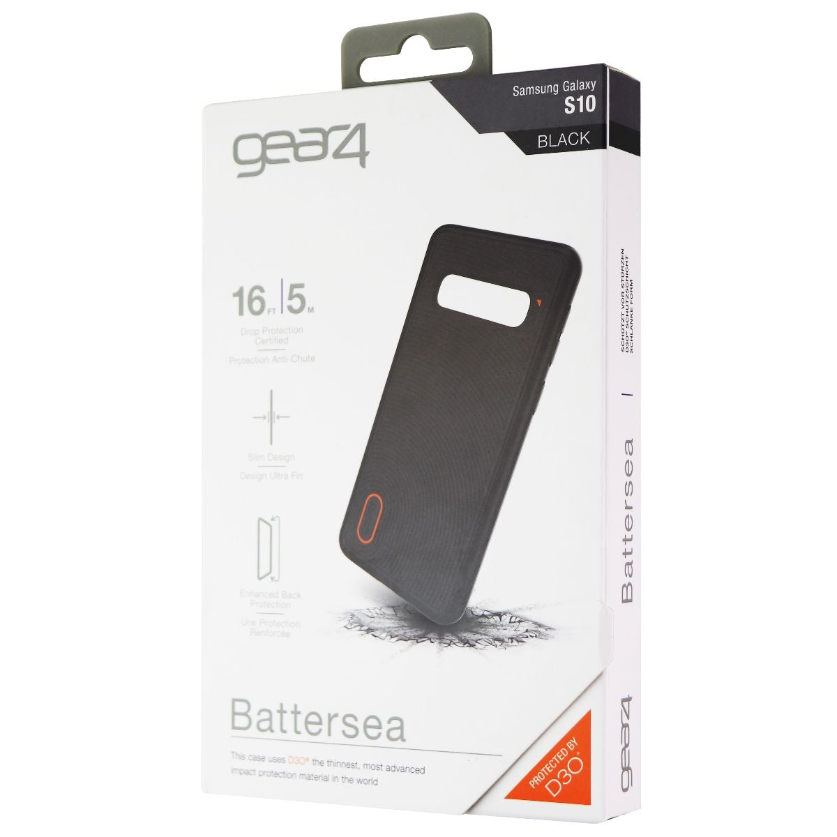 ZAGG Battersea Series Case for Samsung Galaxy S10 - Black Cell Phone - Cases, Covers & Skins Zagg    - Simple Cell Bulk Wholesale Pricing - USA Seller
