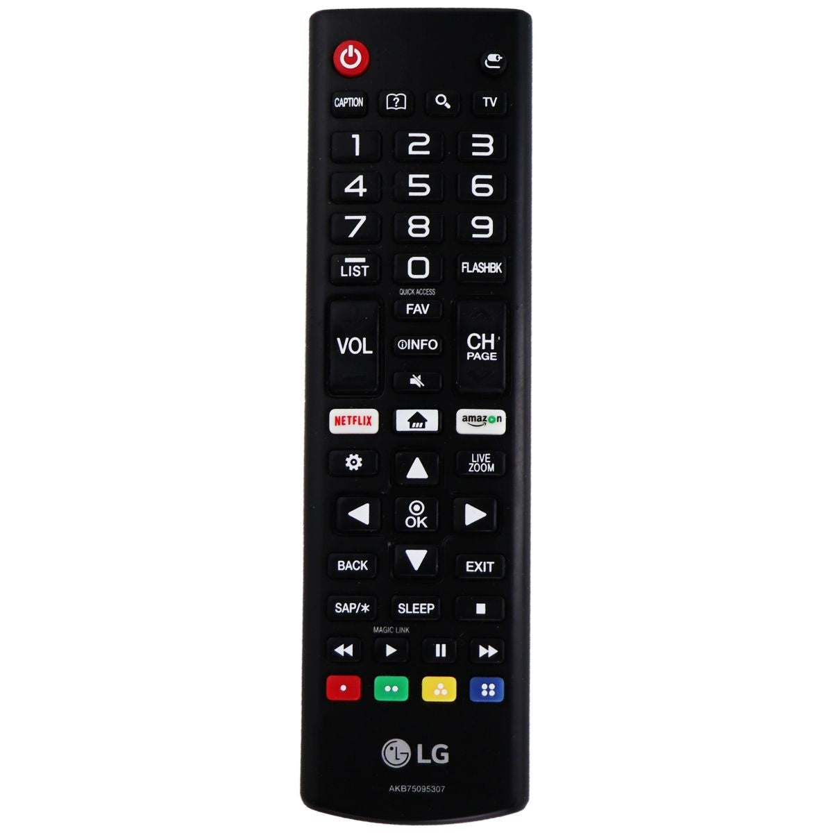 LG Remote Control (AKB75095307) for Select LG TVs - Black TV, Video & Audio Accessories - Remote Controls LG - Simple Cell Bulk Wholesale Pricing - USA Seller