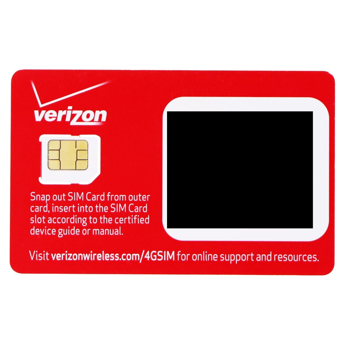 Verizon Wireless 4G LTE Micro SIM Card (BULKSIM-NFC-D) Phone Cards & SIM Cards Verizon    - Simple Cell Bulk Wholesale Pricing - USA Seller
