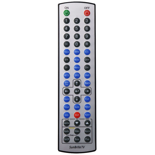 SunBrite Remote Control (UFI8MOGA) for SunBrite TVs - Silver/Black