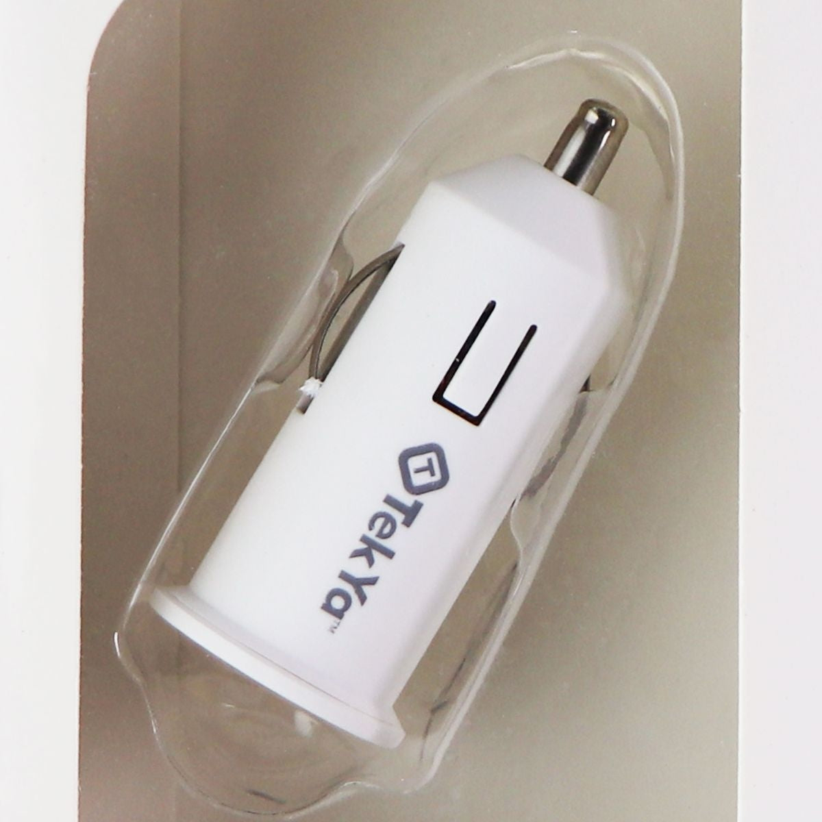 TekYa Universal Dual USB Car Charger (UNICLAP12947) - White Cell Phone - Chargers & Cradles TekYa - Simple Cell Bulk Wholesale Pricing - USA Seller