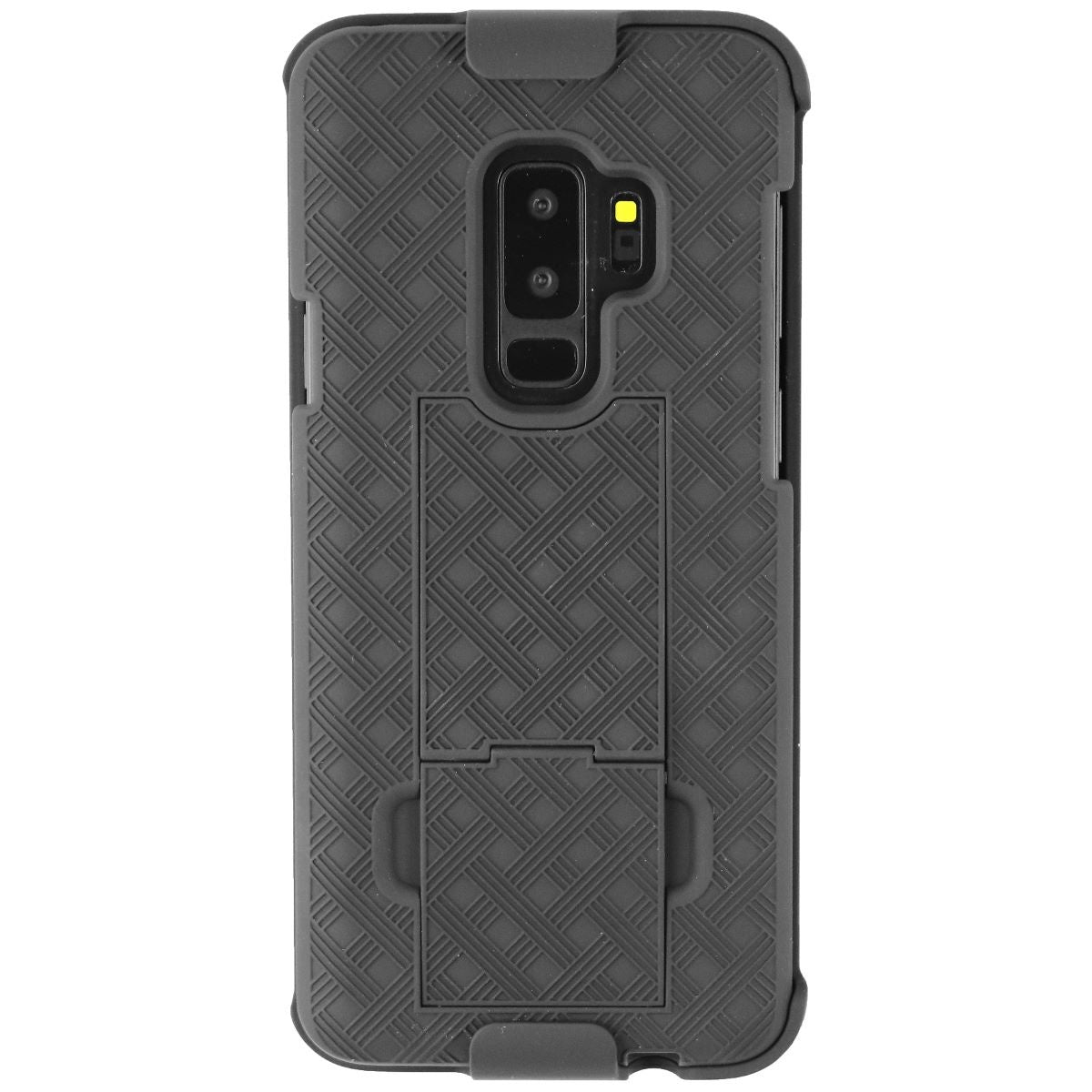 Verizon Shell and Holster for Samsung Galaxy S9+ (Plus) - Black Cell Phone - Cases, Covers & Skins Verizon    - Simple Cell Bulk Wholesale Pricing - USA Seller