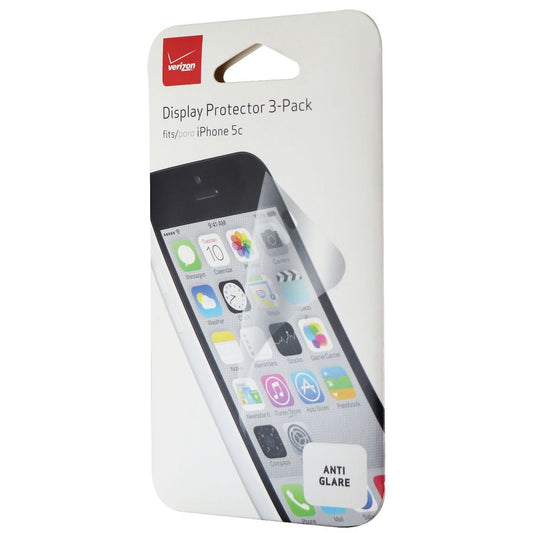 Verizon Display Protector 3-Pack for Apple iPhone 5C - Anti-Glare / Clear Cell Phone - Screen Protectors Verizon - Simple Cell Bulk Wholesale Pricing - USA Seller