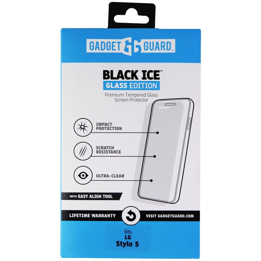 Gadget Guard Black Ice Glass Premium Tempered Glass for LG Stylo 5 - Clear Cell Phone - Screen Protectors Gadget Guard    - Simple Cell Bulk Wholesale Pricing - USA Seller