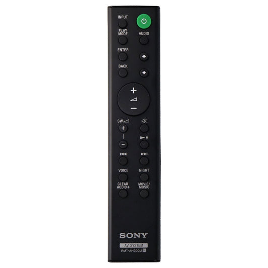 Sony Remote Control (RMT-AH300U) for Sony HT-CT290 Home Audio System - Black TV, Video & Audio Accessories - Remote Controls Sony    - Simple Cell Bulk Wholesale Pricing - USA Seller