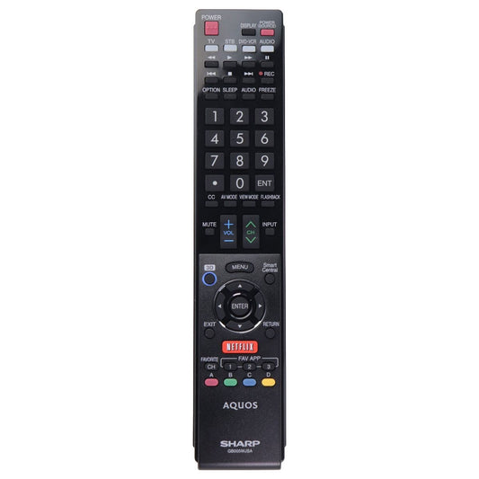 Sharp OEM TV Remote Control with Netflix Key - Black (GB005WJSA) TV, Video & Audio Accessories - Remote Controls SHARP - Simple Cell Bulk Wholesale Pricing - USA Seller