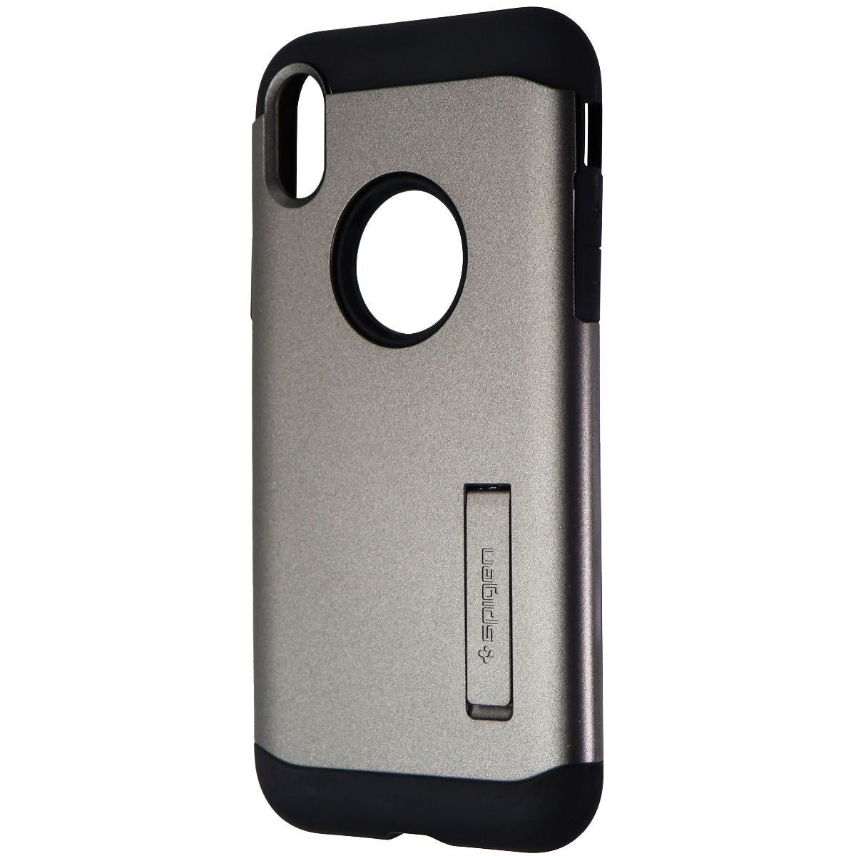 Spigen Slim Armor Series Case for Apple iPhone XR - GunMetal/Black Cell Phone - Cases, Covers & Skins Spigen    - Simple Cell Bulk Wholesale Pricing - USA Seller