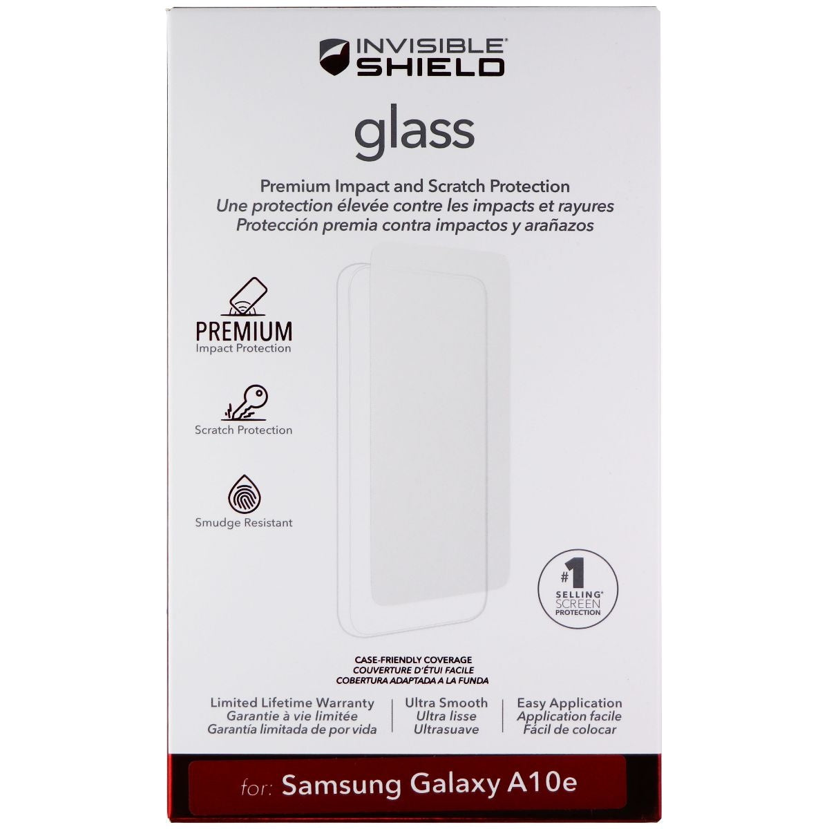 ZAGG Invisible Shield (Glass) Series Tempered Glass for Samsung Galaxy A10e Cell Phone - Screen Protectors Zagg    - Simple Cell Bulk Wholesale Pricing - USA Seller