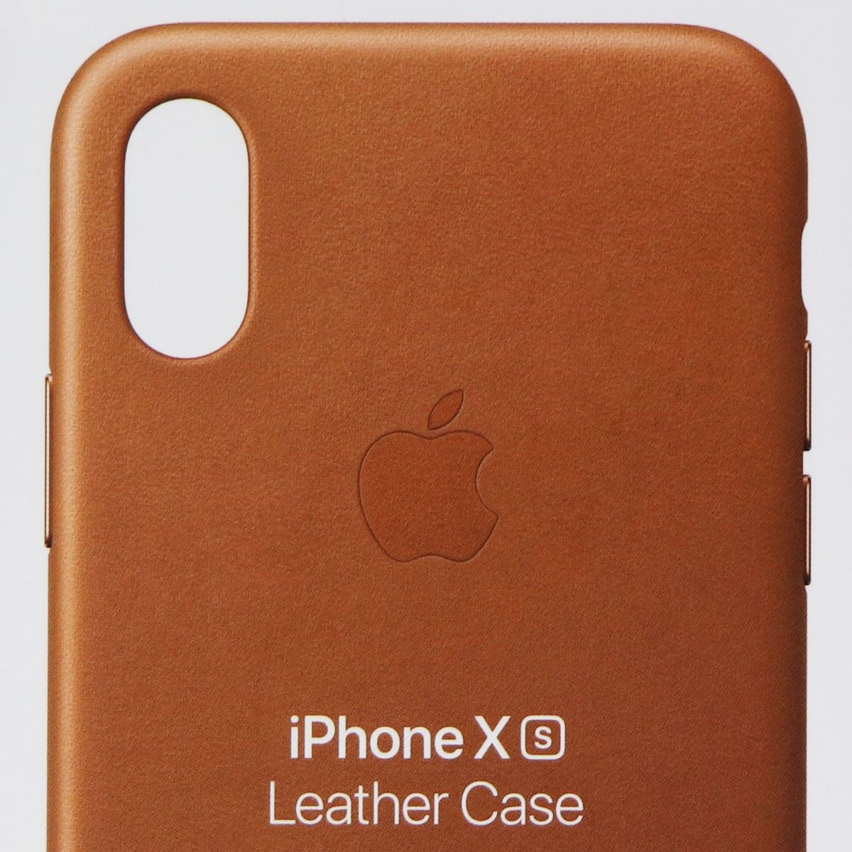Apple Leather Case MRWP2ZM/A for iPhone Xs - Saddle Brown Cell Phone - Cases, Covers & Skins Apple - Simple Cell Bulk Wholesale Pricing - USA Seller