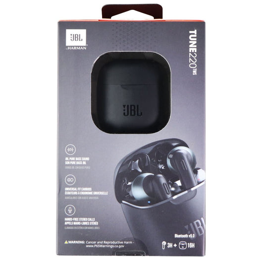 JBL Tune 220TWS True Wireless In-Ear Headphones - Black Portable Audio - Headphones JBL - Simple Cell Bulk Wholesale Pricing - USA Seller