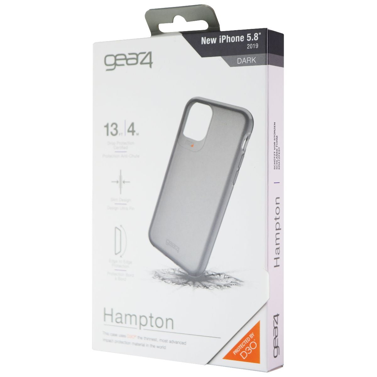 ZAGG Hampton Series Hybrid Case for Apple iPhone 11 Pro - Dark Gray Cell Phone - Cases, Covers & Skins Zagg    - Simple Cell Bulk Wholesale Pricing - USA Seller