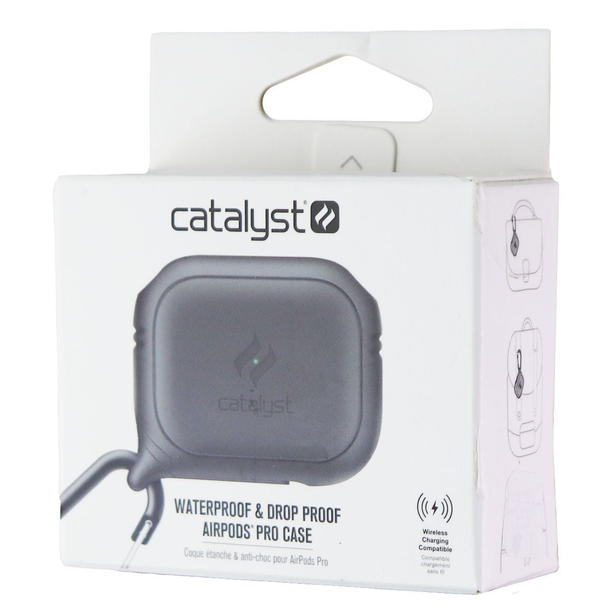 Catalyst Waterproof Case for AirPods Pro - Stealth Black iPod, Audio Player Accessories - Cases, Covers & Skins Catalyst - Simple Cell Bulk Wholesale Pricing - USA Seller