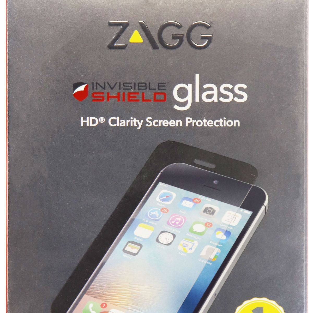 ZAGG InvisibleShield Tempered Glass for iPhone SE/5s/5c/5 - Full Screen Coverage Cell Phone - Screen Protectors Zagg - Simple Cell Bulk Wholesale Pricing - USA Seller