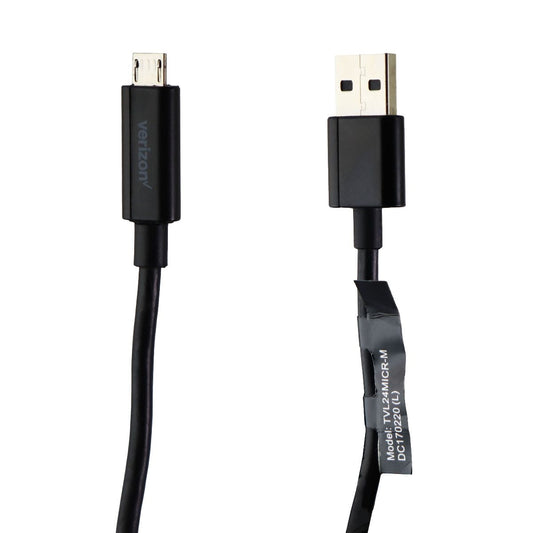 Verizon 6-foot Charging Cable W/ Built-in LED Light for Micro-USB Devices -Black Cell Phone - Cables & Adapters Verizon - Simple Cell Bulk Wholesale Pricing - USA Seller
