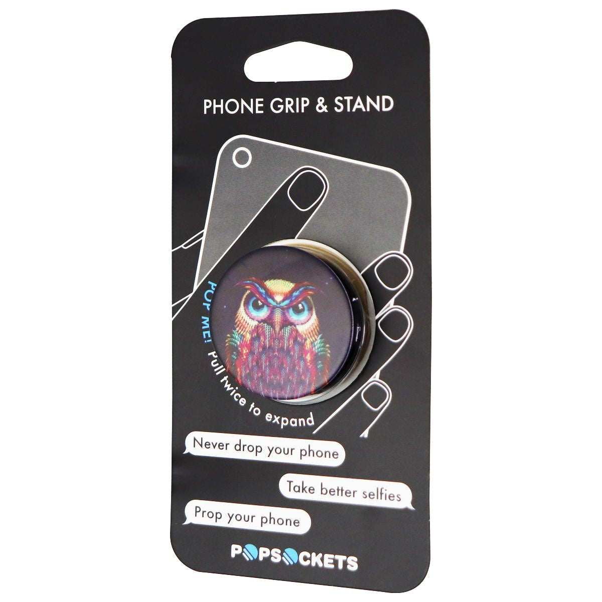 PopSockets Collapsible Grip & Stand for Phones and Tablets - Owl Cell Phone - Mounts & Holders PopSockets    - Simple Cell Bulk Wholesale Pricing - USA Seller