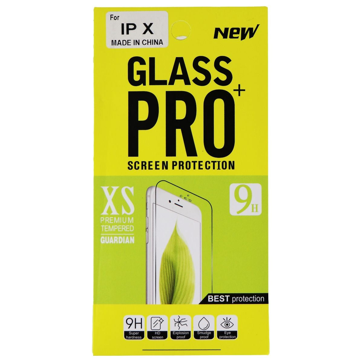 Glass Pro+ Premium Tempered Glass Screen for Apple iPhone Xs/X - Clear Cell Phone - Screen Protectors Glass Pro+    - Simple Cell Bulk Wholesale Pricing - USA Seller