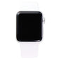 Apple Watch Series 3 (A1858) 38mm (GPS) Silver Aluminum Case / White Sport Band Smart Watches Apple - Simple Cell Bulk Wholesale Pricing - USA Seller