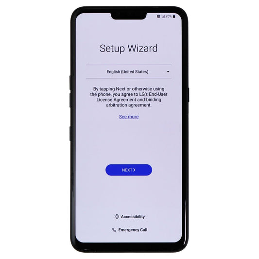 LG V50 ThinQ Smartphone (LM-V450) Verizon Only - 128GB / Aurora Black Cell Phones & Smartphones LG - Simple Cell Bulk Wholesale Pricing - USA Seller
