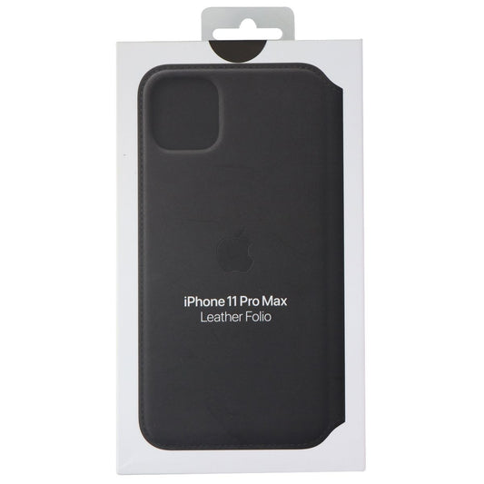 Apple Leather Folio Case for Apple iPhone 11 Pro Max - Black (MX082ZM/A) Cell Phone - Cases, Covers & Skins Apple - Simple Cell Bulk Wholesale Pricing - USA Seller