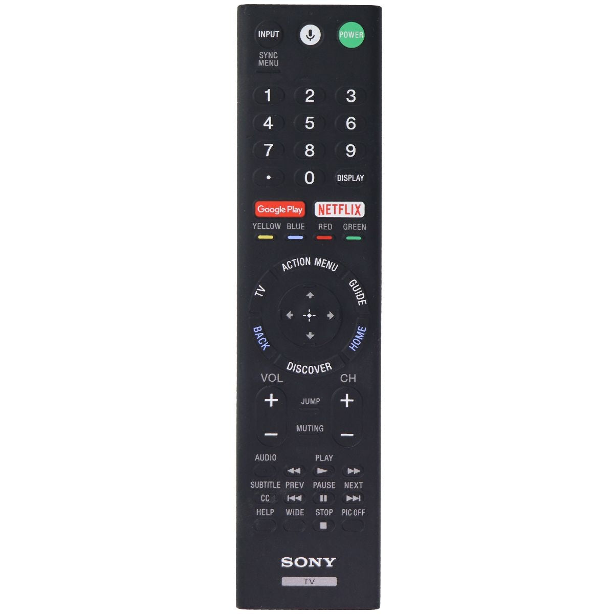 Sony Remote Control (RMF-TX201U) for Select Sony TVs - Black TV, Video & Audio Accessories - Remote Controls Sony - Simple Cell Bulk Wholesale Pricing - USA Seller