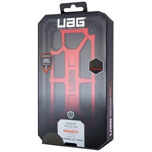 UAG Monarch Series Protective Case Cover for iPhone Xs Max - Crimson Black/Red Cell Phone - Cases, Covers & Skins Urban Armor Gear    - Simple Cell Bulk Wholesale Pricing - USA Seller
