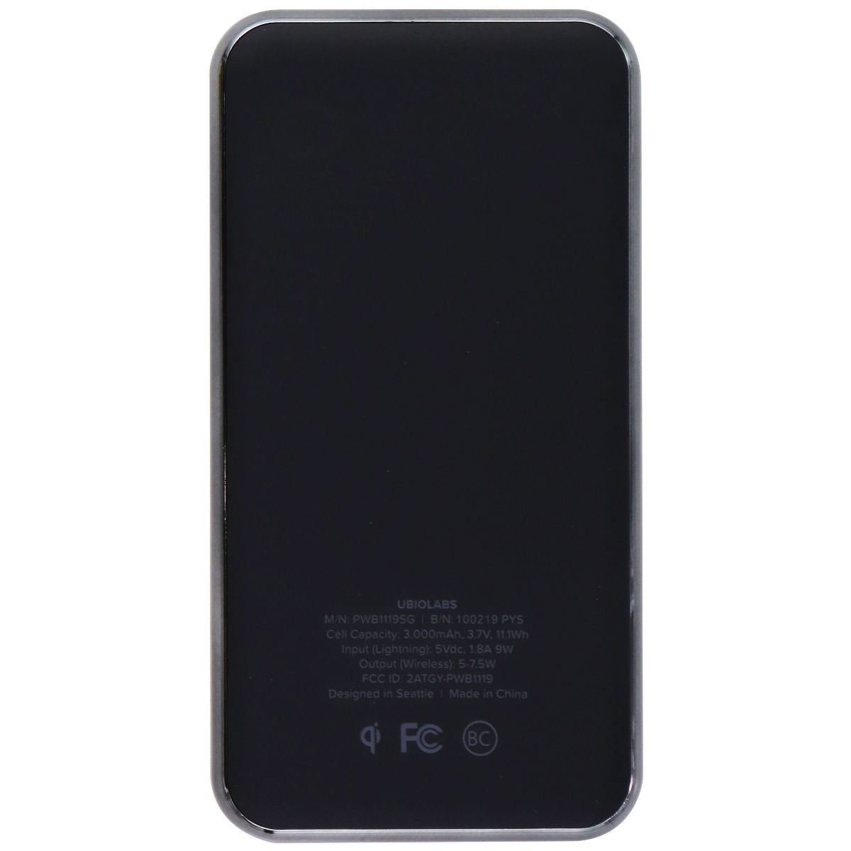 ubiolabs 3,000mAh Portable Wireless Charger Cell Phone - Chargers & Cradles ubiolabs - Simple Cell Bulk Wholesale Pricing - USA Seller