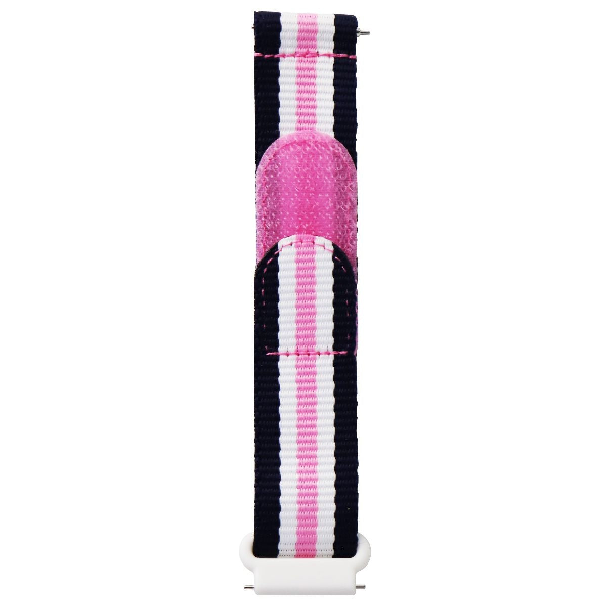 Gizmo Nylon Band for GizmoWatch (X53N3S) - Kids Size - Pink/White/Navy Stripe Smart Watch Accessories - Watch Bands Gizmo    - Simple Cell Bulk Wholesale Pricing - USA Seller