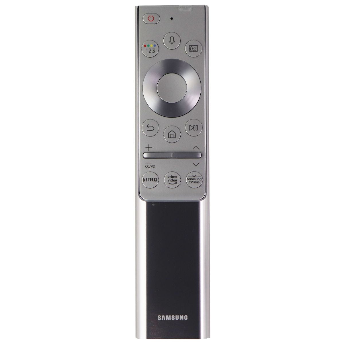 Samsung Metal Remote Control (BN59-01327A / RMCRMT1CP1) for Smart TVs - Silver TV, Video & Audio Accessories - Remote Controls Samsung - Simple Cell Bulk Wholesale Pricing - USA Seller