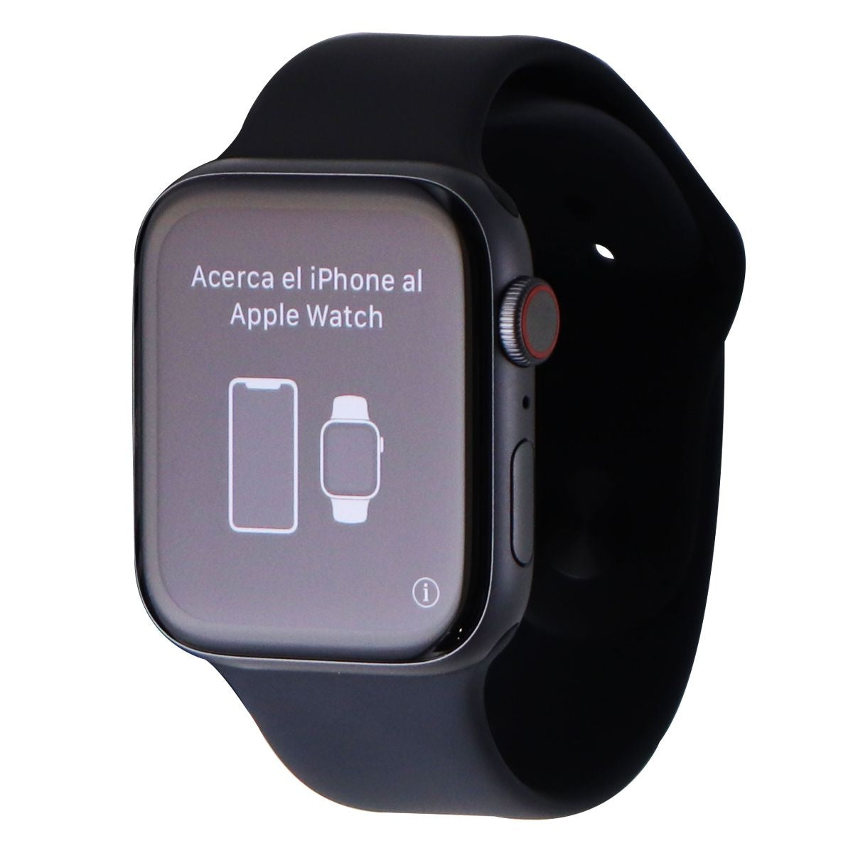 Apple Watch Series 4 (44mm) A1976 (GPS + LTE) - Space Gray AL/Black Sport Band Smart Watches Apple - Simple Cell Bulk Wholesale Pricing - USA Seller