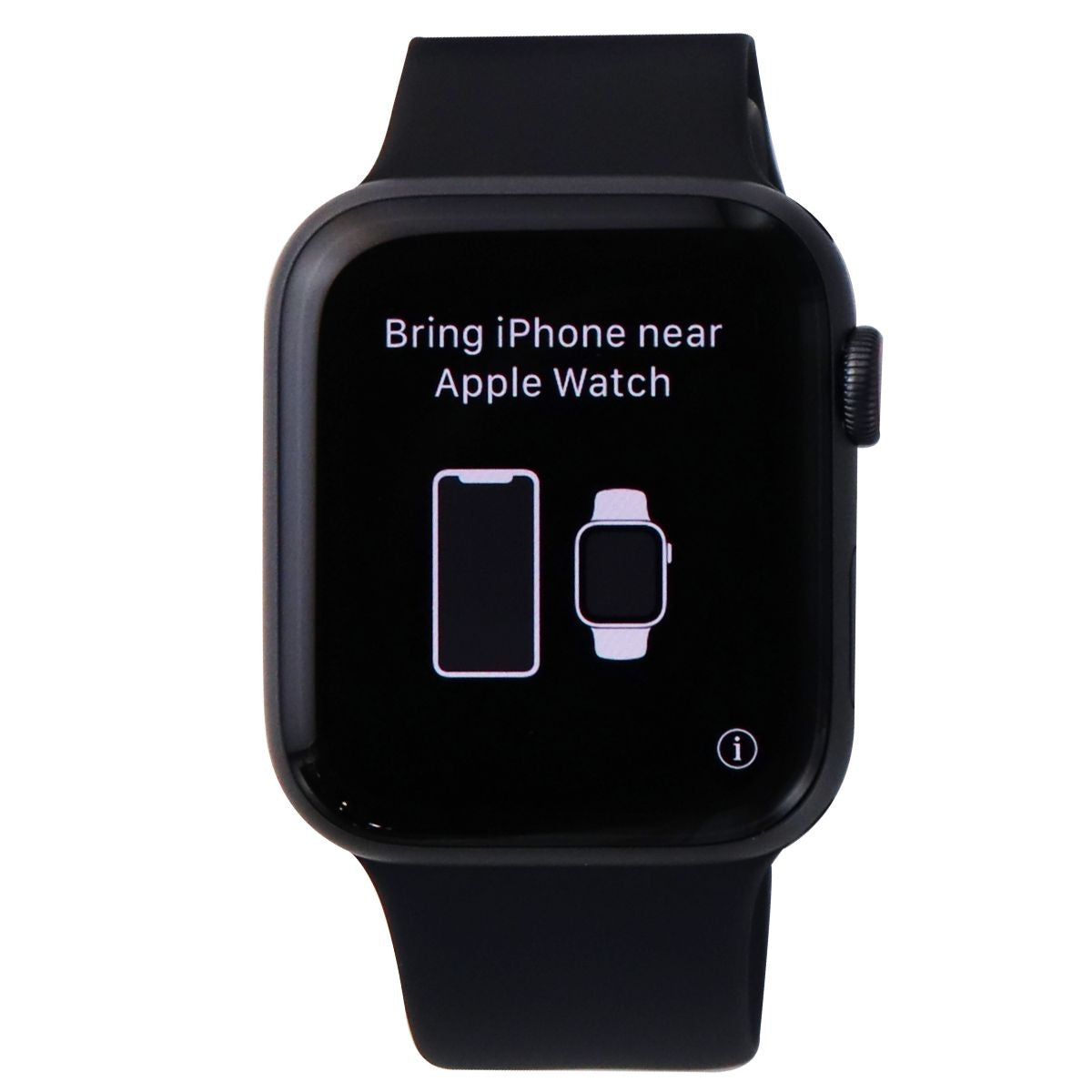 Apple Watch Series 4 (44mm) A1976 (GPS + LTE) - Space Gray AL/Black Sport Band Smart Watches Apple - Simple Cell Bulk Wholesale Pricing - USA Seller