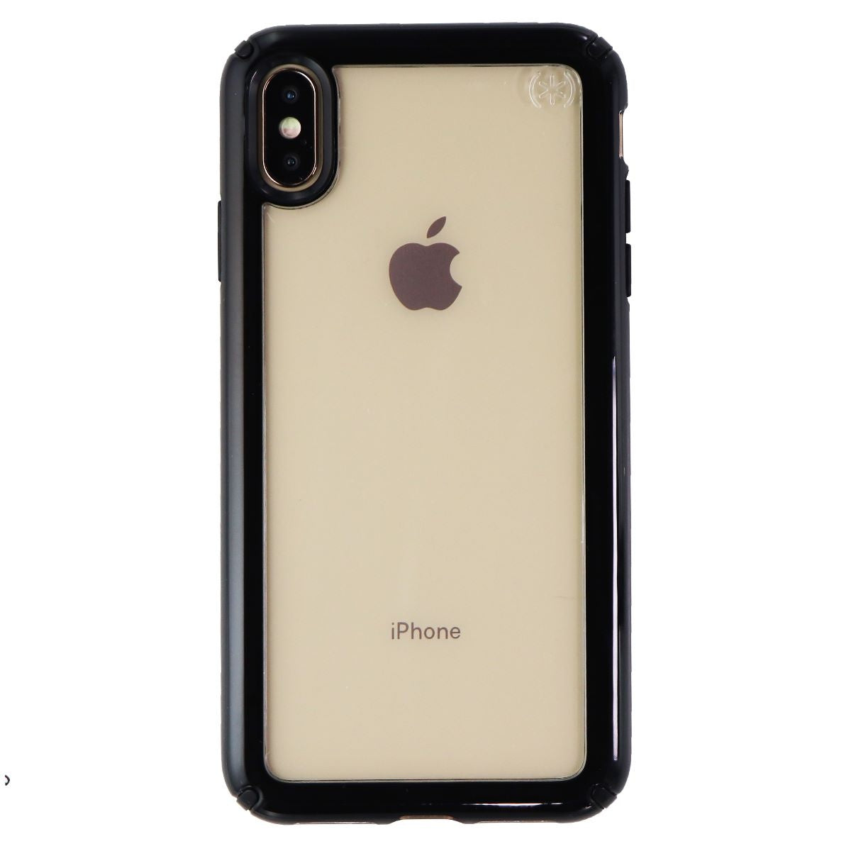 Speck Presidio Show Series Case for Apple iPhone XS Max - Clear/Black Cell Phone - Cases, Covers & Skins Speck    - Simple Cell Bulk Wholesale Pricing - USA Seller