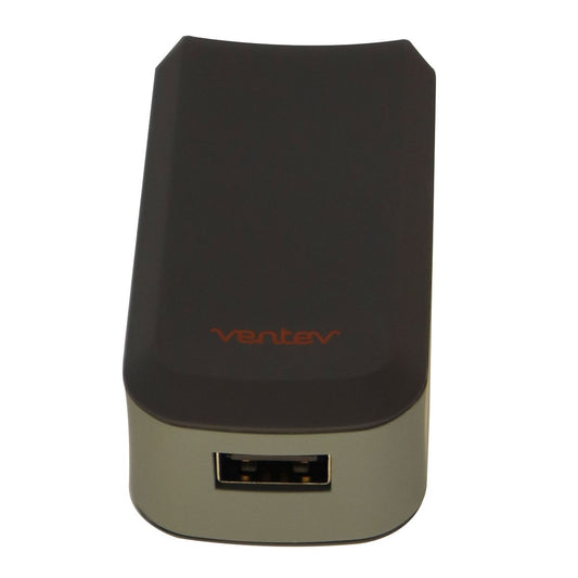 Ventev R1240 2.4-Amp Single USB Wall Charging Adapter - Gray/Orange Cell Phone - Chargers & Cradles Ventev    - Simple Cell Bulk Wholesale Pricing - USA Seller