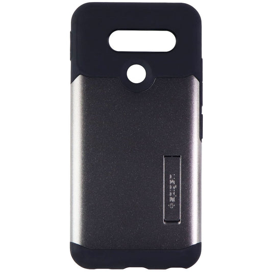 Spigen Slim Armor Series Case with Kickstand for LG Q70 - Gunmetal / Black Cell Phone - Cases, Covers & Skins Spigen    - Simple Cell Bulk Wholesale Pricing - USA Seller