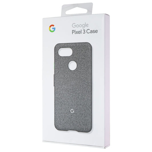 Google Fabric Case Cell Phone Case for Pixel 3 - Fog Fabric - Gray