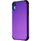 Verizon Slim Hybrid Case for Apple iPhone XR - Matte Purple/Black Cell Phone - Cases, Covers & Skins Verizon - Simple Cell Bulk Wholesale Pricing - USA Seller
