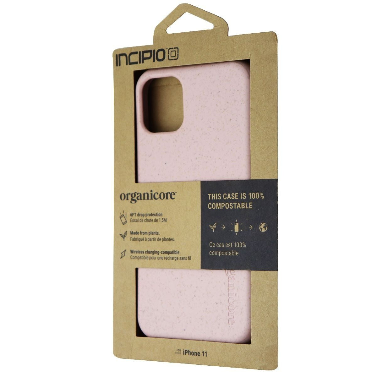 Incipio Organicore Slim Case for Apple iPhone 11 (6.1) - Dusty Pink Cell Phone - Cases, Covers & Skins Incipio    - Simple Cell Bulk Wholesale Pricing - USA Seller