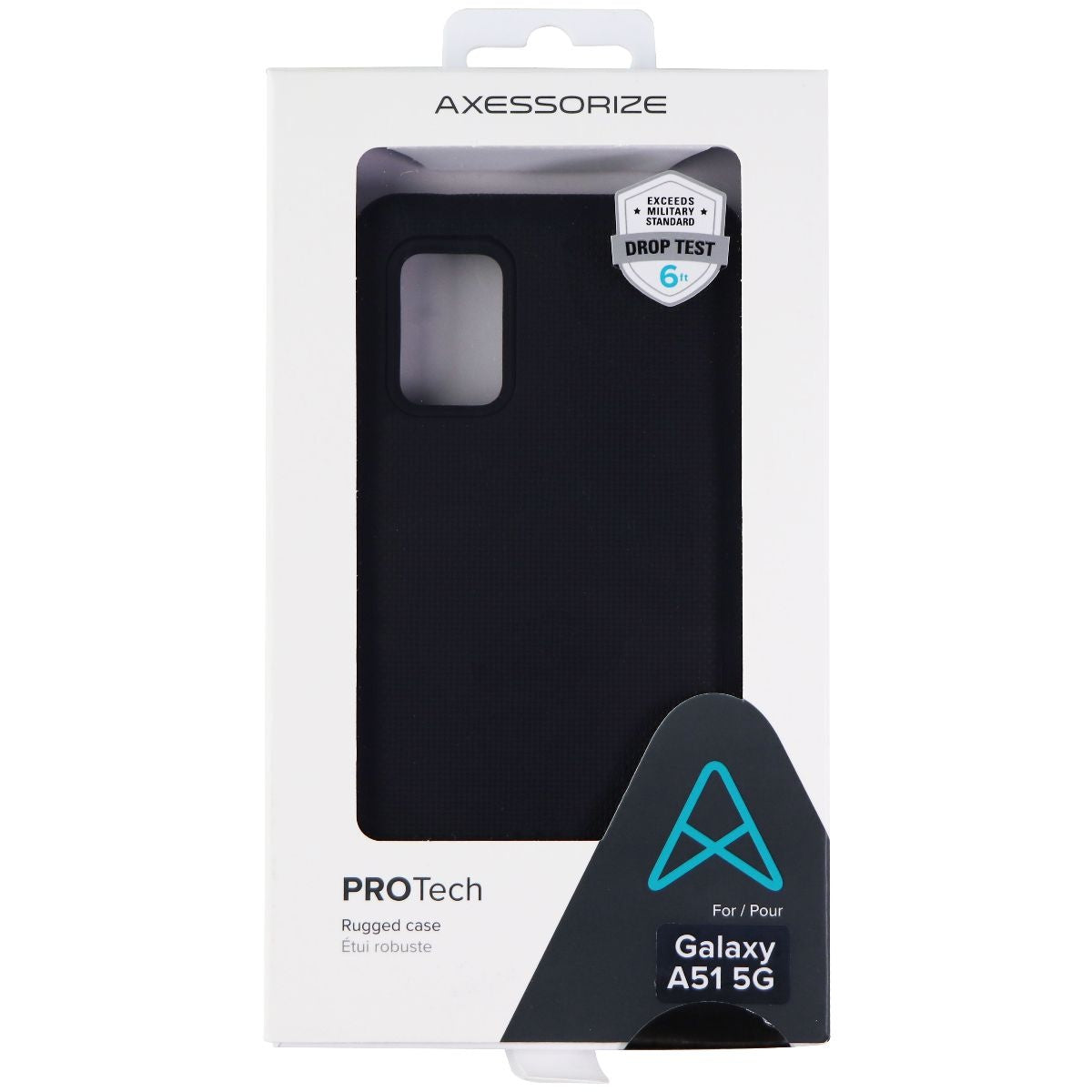 Axessorize PROTech Dual Layer Rugged Case for Galaxy A51 5G - Black (SAMR2760) Cell Phone - Cases, Covers & Skins Axessorize - Simple Cell Bulk Wholesale Pricing - USA Seller