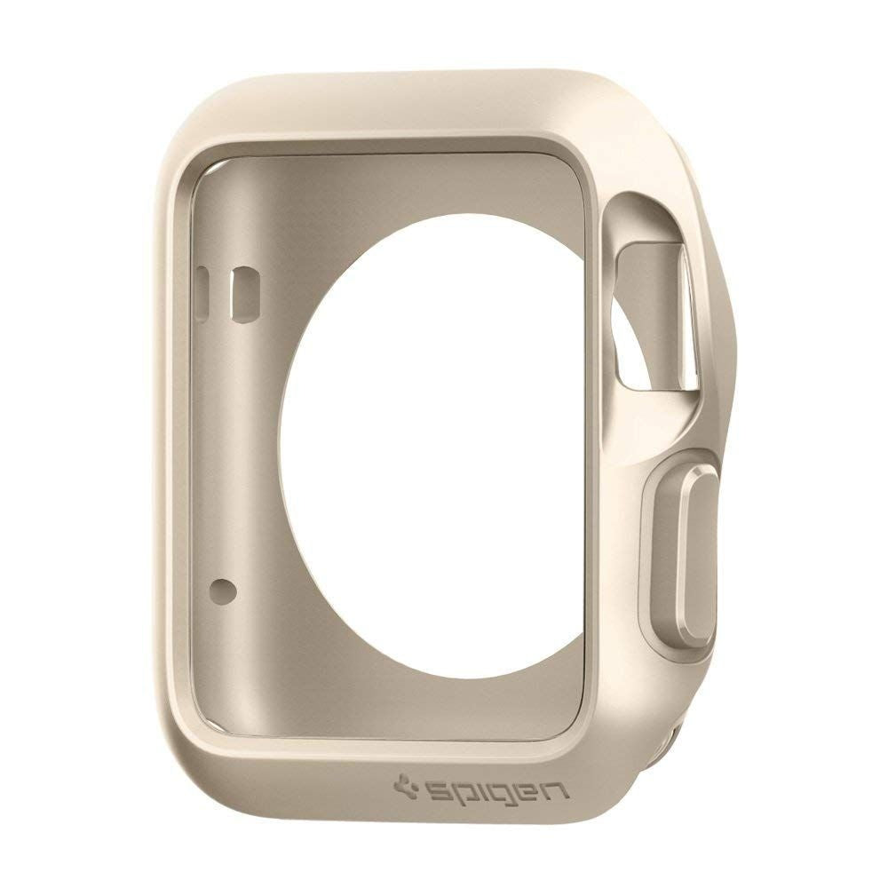 Spigen Slim Armor Case for Apple Smartwatch 42 mm Series 3/2/1 - Gold Smart Watch Accessories - Smart Watch Cases Spigen - Simple Cell Bulk Wholesale Pricing - USA Seller
