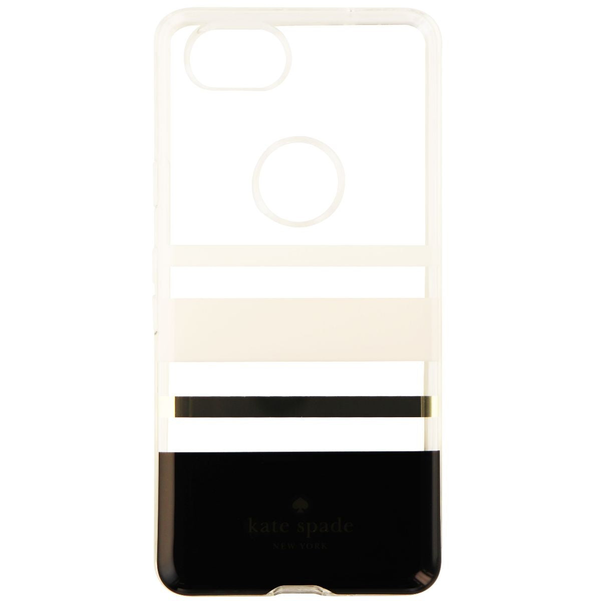 Kate Spade Flexible Hardshell Case for Google Pixel 2 - Clear/Black/White Cell Phone - Cases, Covers & Skins Kate Spade - Simple Cell Bulk Wholesale Pricing - USA Seller