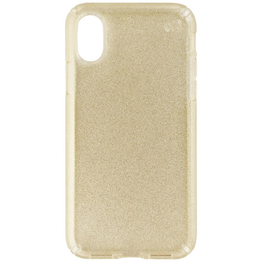 Speck Presidio Clear + Glitter Case for Apple iPhone XS & X - Clear/Gold Glitter Cell Phone - Cases, Covers & Skins Speck    - Simple Cell Bulk Wholesale Pricing - USA Seller