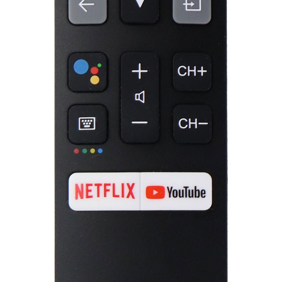 TCL Remote Control (RC802V FNR1) with Netflix and YouTube Keys - Black TV, Video & Audio Accessories - Remote Controls TCL - Simple Cell Bulk Wholesale Pricing - USA Seller