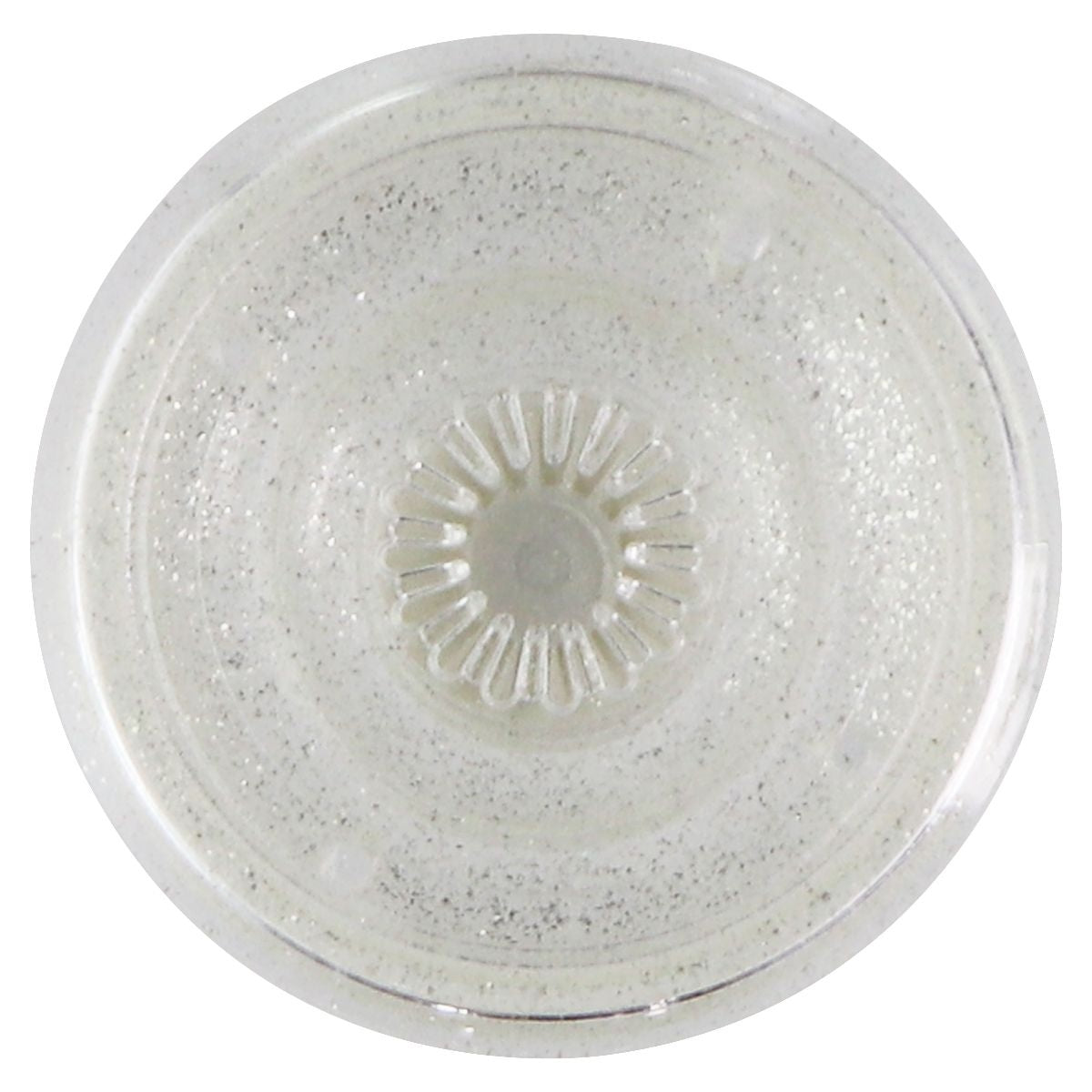 PopSockets PopGrip Swappable Grip Top - Clear Glitter Silver (Top Only) Cell Phone - Mounts & Holders PopSockets - Simple Cell Bulk Wholesale Pricing - USA Seller